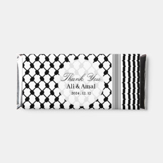 Palestinian Hatta Keffiyeh Thank You Wedding Hershey Bar Favors