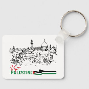 Palestinian Heritage and Hope Keychain