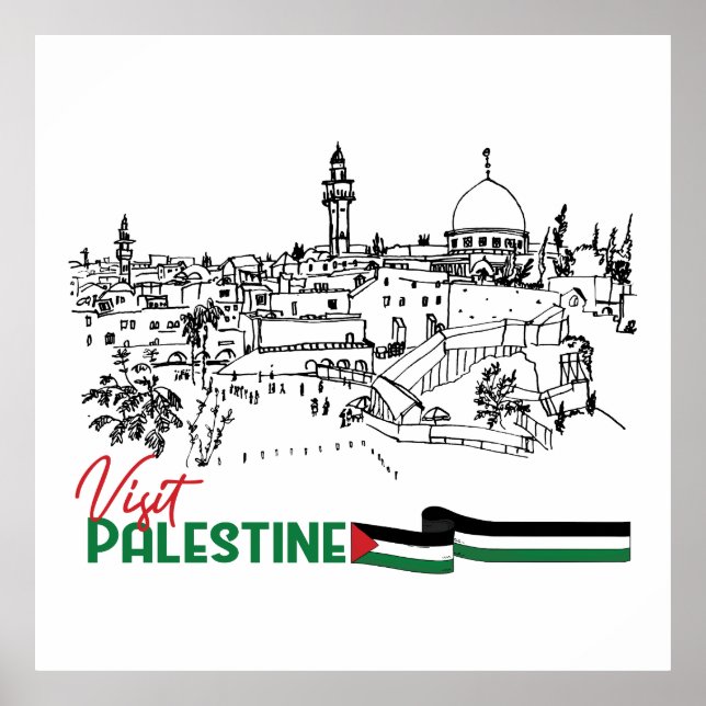 Palestinian Heritage and Hope Poster (Front)