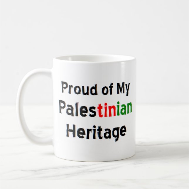 palestinian heritage coffee mug (Left)