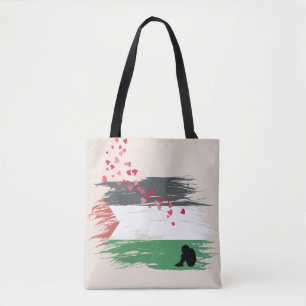 Palestinian Hope & Love Tote Bag - Solidarity