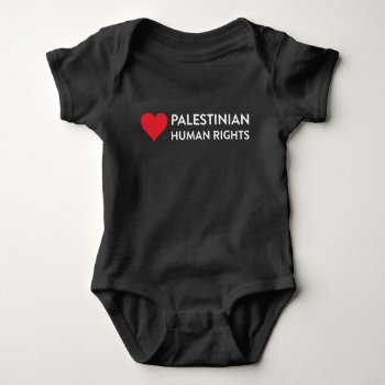 Palestinian Human Rights Baby One Piece Bodysuit by JVPgear at Zazzle