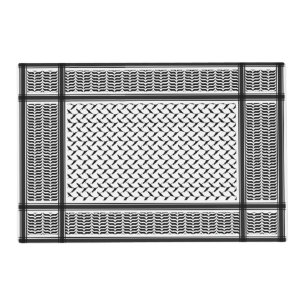 Palestinian Joranian kuffiya black & white shemag Placemat