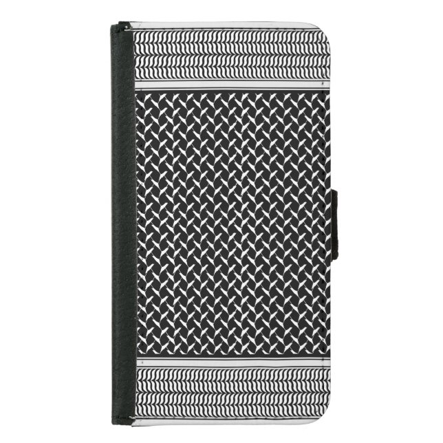 Palestinian Keffiyeh Apron Kitchen Towel Postcard Samsung Galaxy Wallet Case (Front)