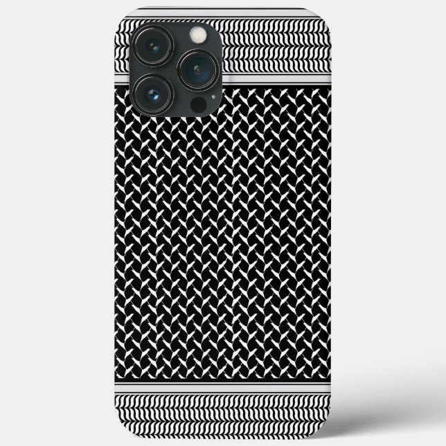 Palestinian Keffiyeh Case-Mate iPhone Case (Back)