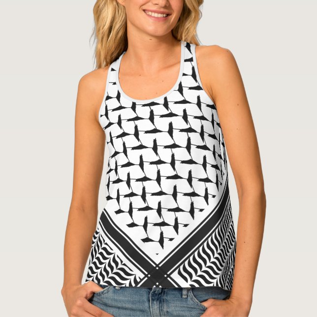 Palestinian keffiyeh  Case-Mate iPhone case Tank Top (Front)