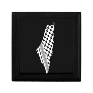 Palestinian keffiyeh, free map of Palestine Kufiya Gift Box