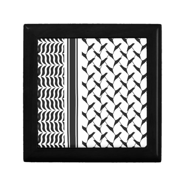 Palestinian keffiyeh gift box (Front)