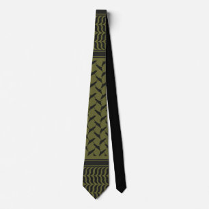 Palestinian keffiyeh Palestine map Neck Tie