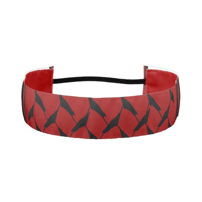 Palestinian keffiyeh | Palestine map Pattern Athletic Headband (Front)