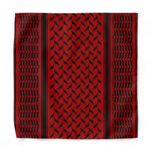 Palestinian keffiyeh Palestine map Pattern Bandana