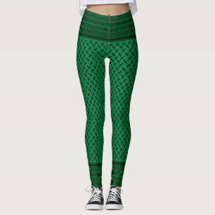 Palestinian keffiyeh   Palestine map Pattern Leggings