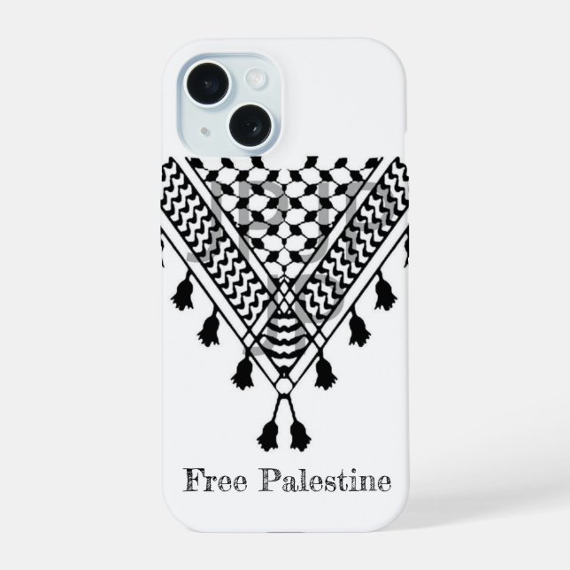 Palestinian Keffiyeh Pattern Iphone Case (Back)