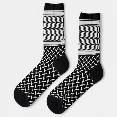 Palestinian Keffiyeh socks