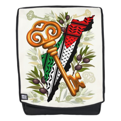 Palestinian Key Symbol of the Right of Return Backpack