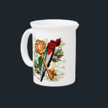 Palestinian Key Symbol of the Right of Return Beverage Pitcher<br><div class="desc">The Key of Right of Return, also known as the "symbol of the right of return, " is an important symbol for the Palestinian people. It represents the desire of Palestinian refugees to return to their homeland, which they were forced to leave, by the Israelis colonizers, during the 1948 Nakba,...</div>