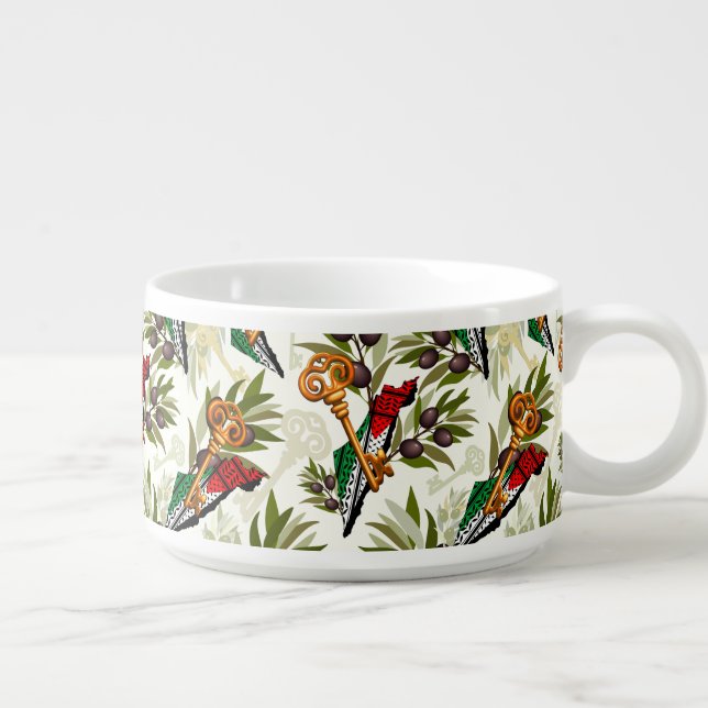 Palestinian Key Symbol of the Right of Return Bowl (Left)