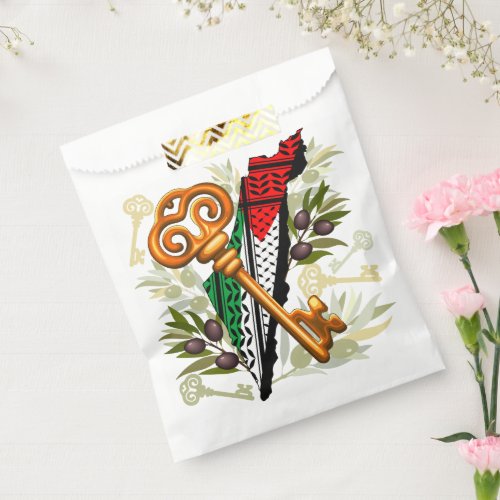 Palestinian Key Symbol of the Right of Return Favor Bag