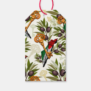 Palestinian Key Symbol of the Right of Return Gift Tags