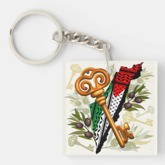 Palestinian Key Symbol of the Right of Return Keychain