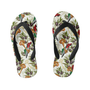 Palestinian Key Symbol of the Right of Return Kid's Flip Flops