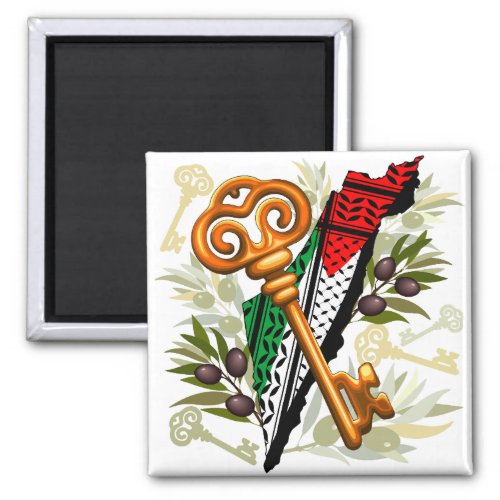 Palestinian Key Symbol of the Right of Return Magnet