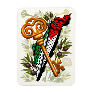 Palestinian Key Symbol of the Right of Return Magnet