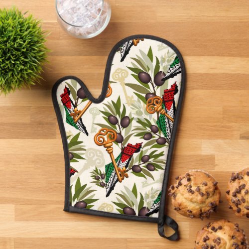 Palestinian Key Symbol of the Right of Return Oven Mitt