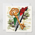 Palestinian Key Symbol of the Right of Return Save The Date | Zazzle
