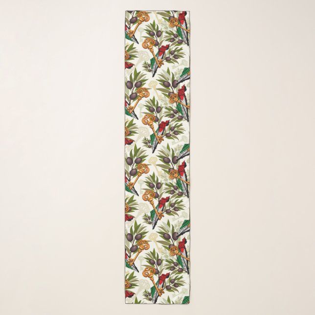 Palestinian Key Symbol of the Right of Return Scarf (Front)