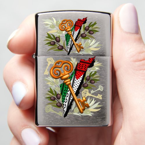Palestinian Key Symbol of the Right of Return Zippo Lighter