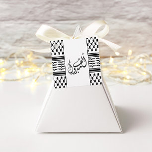 Palestinian Kufiya Alf Mabrook Favor Tag