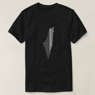 Palestinian map with traditional pattern T-Shirt