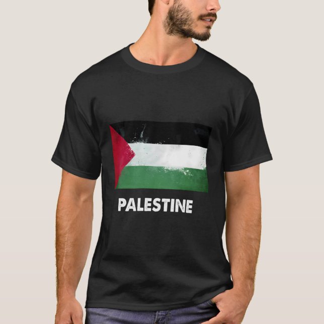 Palestinian Palestine Flag T-Shirt (Front)
