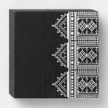 Palestinian Pattern Wood Sign