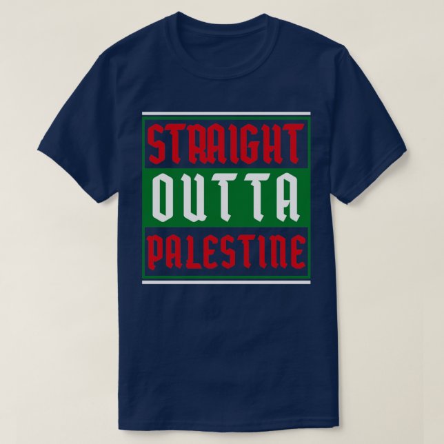 Palestinian Pride Gift Palestine T-Shirt (Design Front)