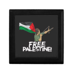 Palestinian Resister kid-flag Palestinians freedom Gift Box