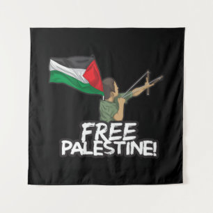 Palestinian Resister kid-flag Palestinians Freedom Tapestry