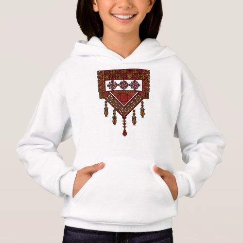 Palestinian Tatreez Embroidery  palestine Art Hoodie