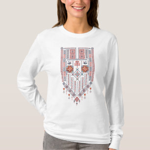 Palestinian Tatreez With Palestine Arabic Name T-Shirt