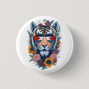 Palestinian tiger - Palestine FLAG Button