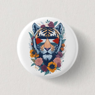 Palestinian tiger - Palestine FLAG Button