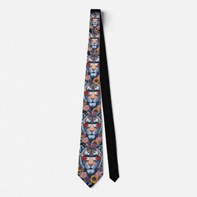 Palestinian tiger - Palestine FLAG  Neck Tie (Front)