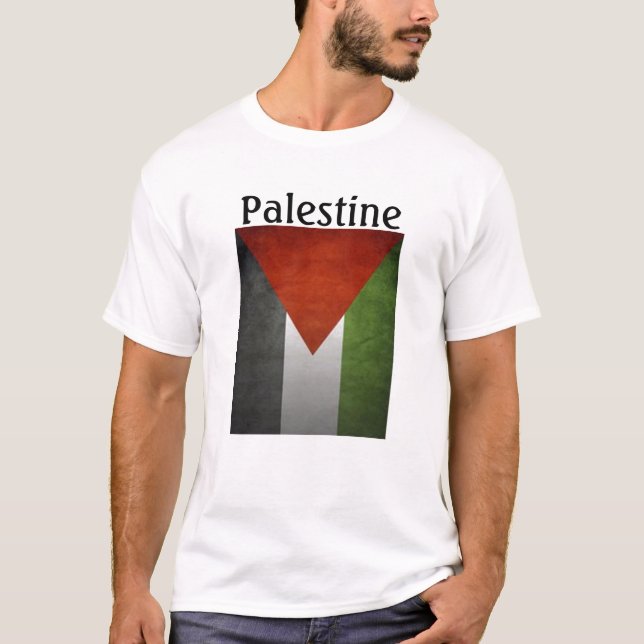 Palestinian Vertical Flag T-shirt (Front)