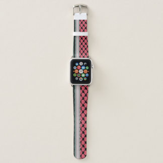 Palestinian watermelon Hatta Keffiyeh Kufiya Folk Apple Watch Band
