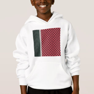 Palestinian watermelon Hatta Keffiyeh Kufiya Folk Hoodie