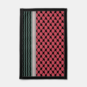 Palestinian watermelon Hatta Keffiyeh Kufiya Folk Pennant