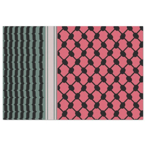 Palestinian watermelon Hatta Keffiyeh Kufiya Folk Tissue Paper