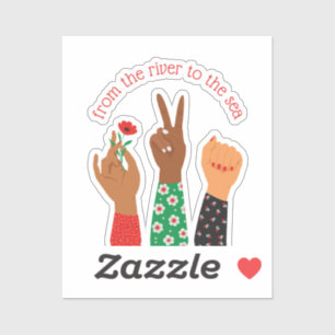 Palestinian Women Support Custom Text Sticker