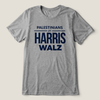 Palestinians for Harris Walz Tri-Blend Shirt